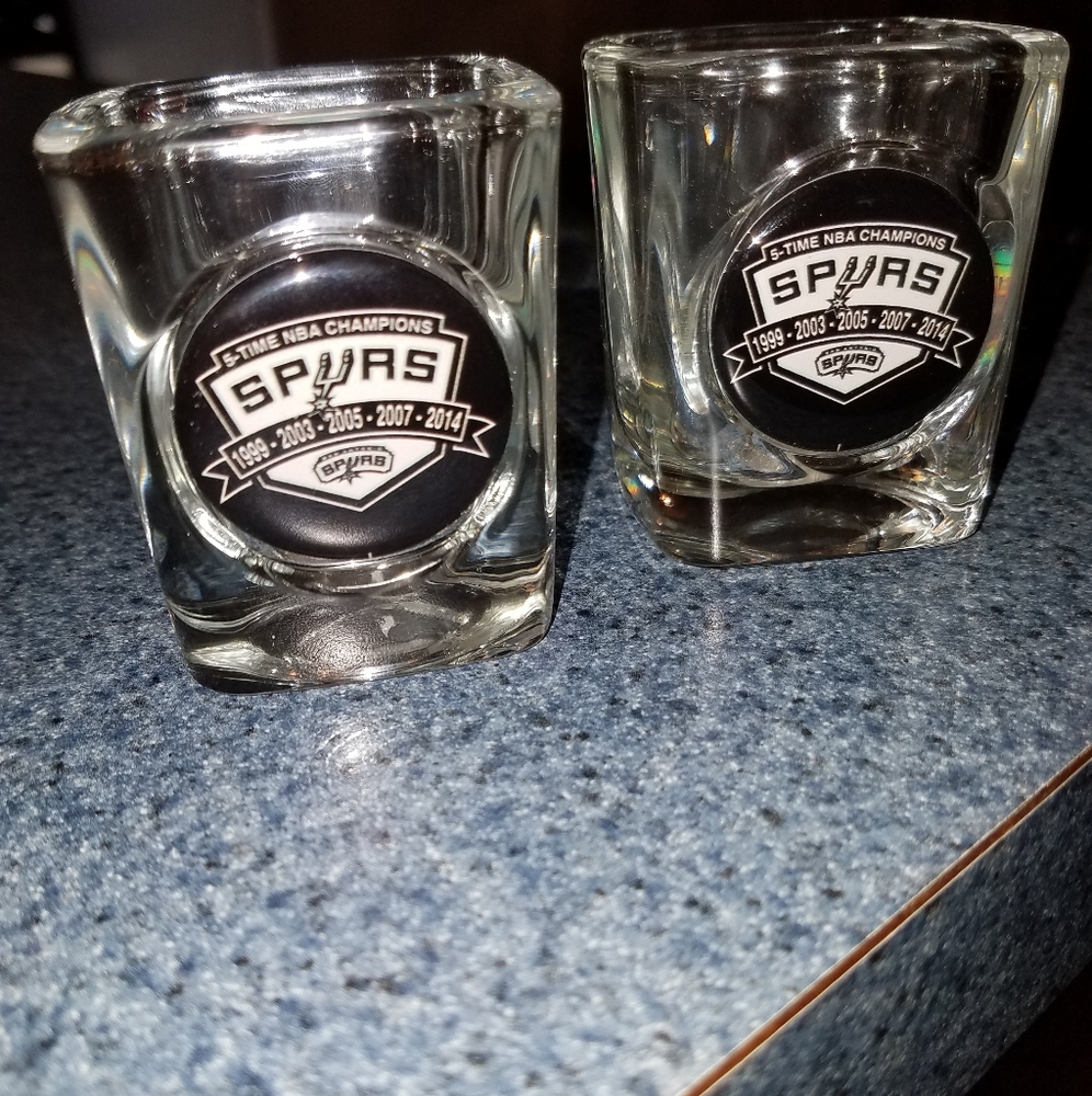 San Antonio Spurs Championship 3pc Shot Glasses